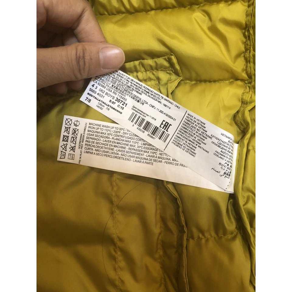 Áo phao Mango cho bé