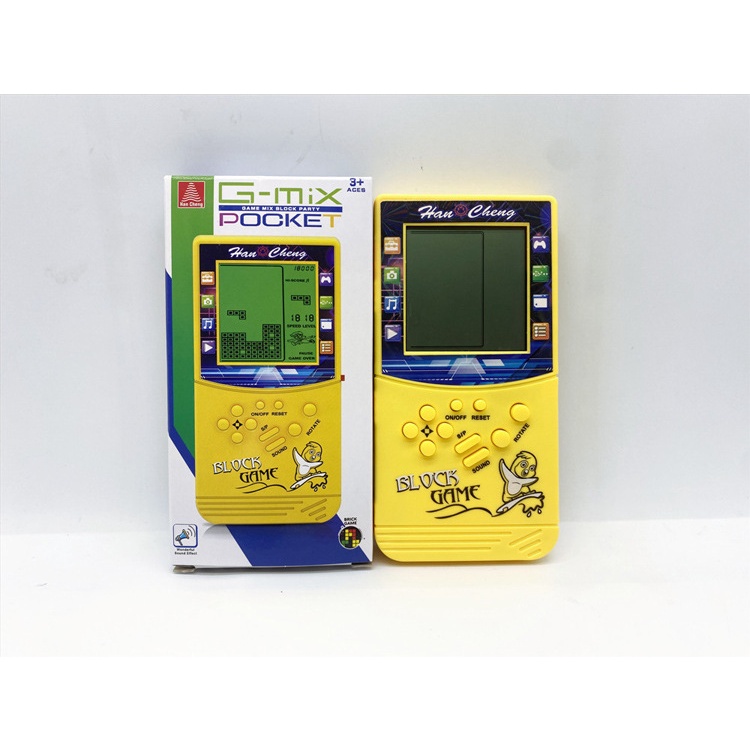 Đồ chơi máy chơi game cầm tay phiên bản nâng cấp có đèn màn hình lớn 3,5 inch