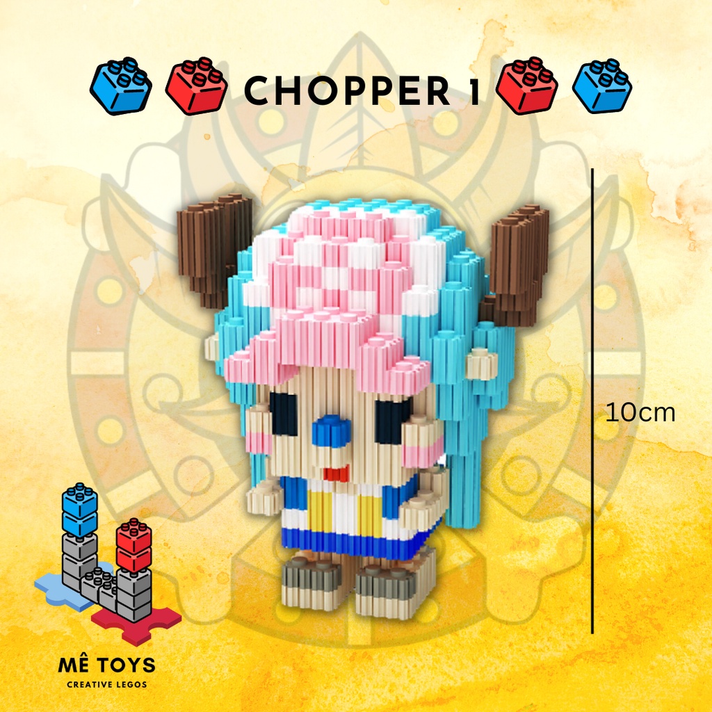 Đồ Chơi Lắp Ráp LE GO Xếp Hình 3D One Piece Luffy, Iron Người Sắt, Người Nhện - Hero Mê Toys