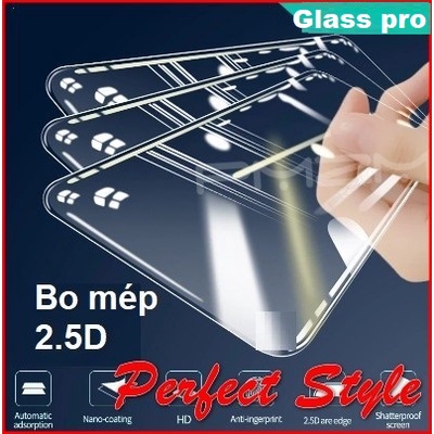 Cường lực bo mép 2,5d Realme C30 C30s C35 5 5i Q5 x2 C33 C11 C12 C15 C20 C25 30A 50A prime Q5 Q2 Q3 pro Gt neo 2T 2 3 Q