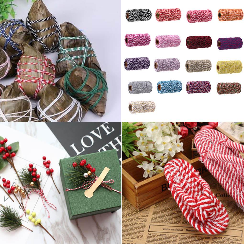 Cuộn Dây Cotton 2mm 100M Dùng Làm Đồ Thủ Công DIY