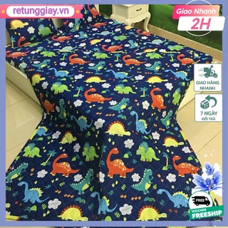 Bộ 1 ga 2 vỏ gối poly cotton mẩu đa dạng