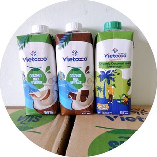 Sữa Dừa Vietcoco 1 thùng 12 hộp 330ml