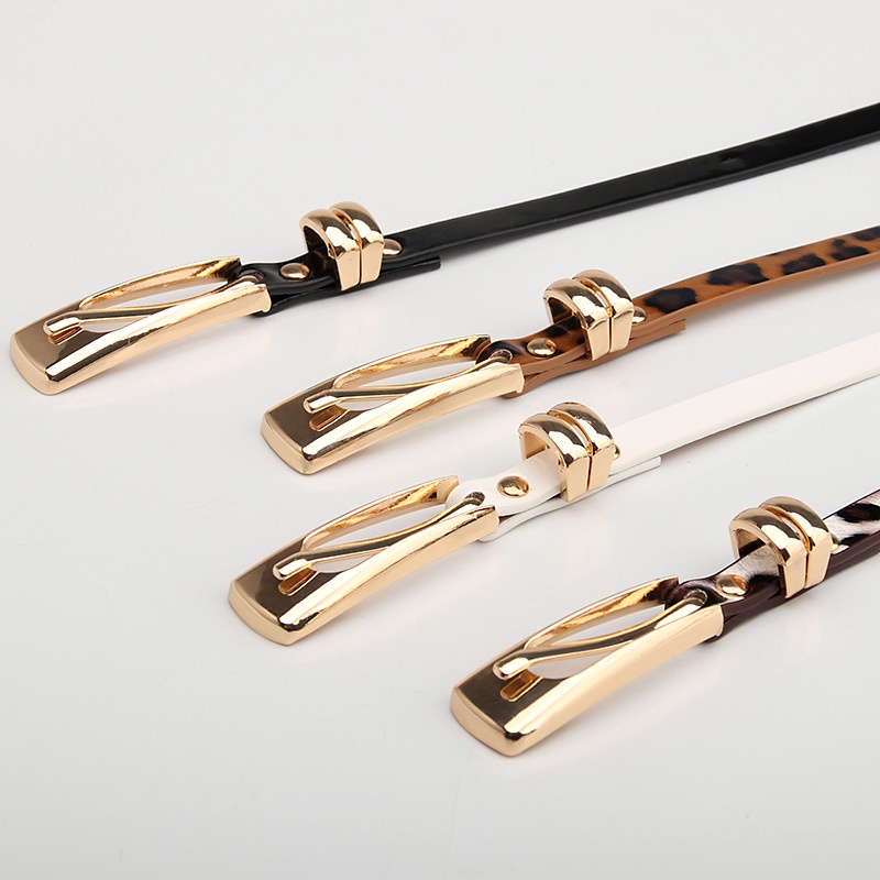 Thắt Lưng Khóa Hợp Kim Mỏng Phong Cách Hàn Quốc Thời Trang Cho Nữ