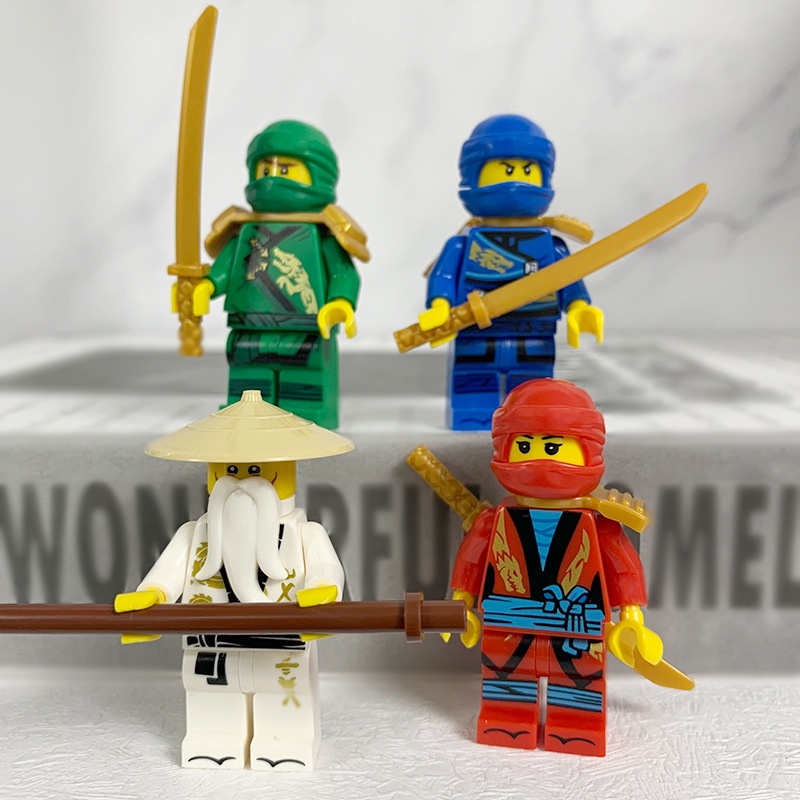 Set 8 mô hình nhân vật ninjago đồ chơi lắp ráp ANDATOY AD1186