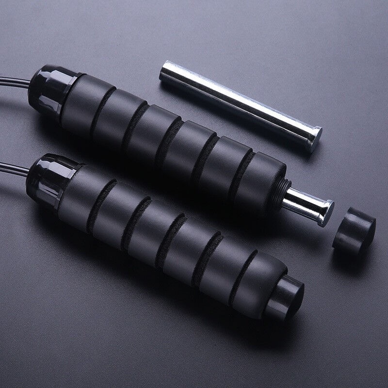 Dây nhảy tập thể dục lõi thép cao cấp 5 mm, dài 2,9m( có tạ)
