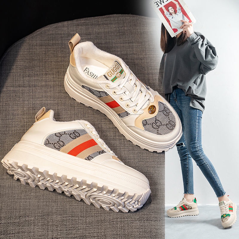 Giày Thể Thao Đế Dày Thời Trang Hè Thu 2022 Phong Cách Mới Cho Nữ