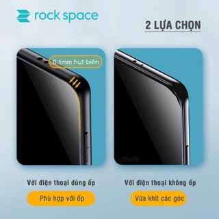 Miếng dán ppf iphone 12 Pro Max cao cấp rock space hydrogel dán màn hình/ mặt lưng điện thoại ip trong suốt, bảo vệ mắt