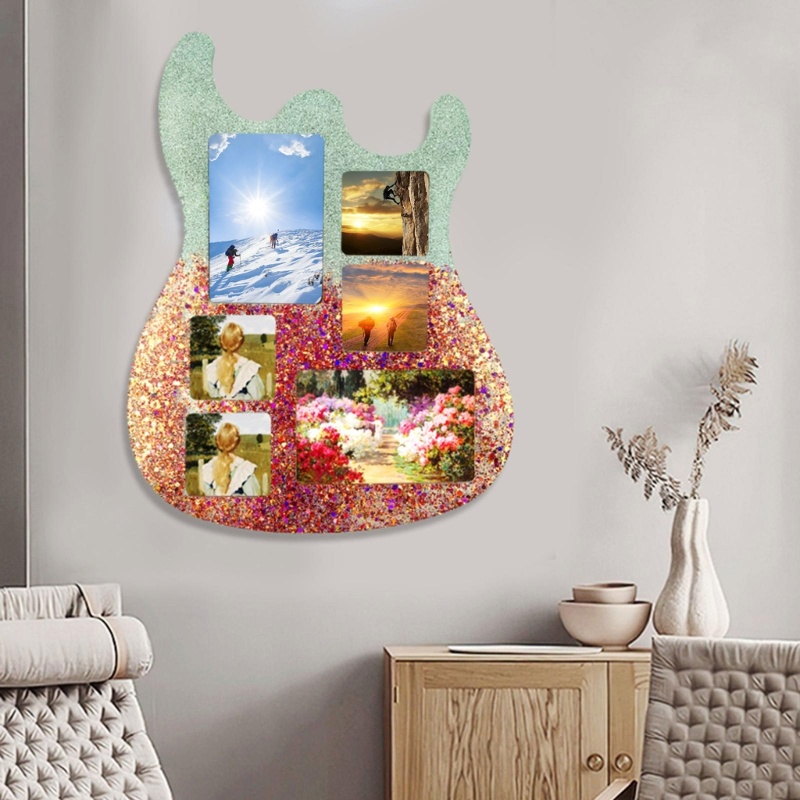 Giá Đỡ Trưng Bày Khung Ảnh Bằng Silicon Epoxy Độc Đáo Trang Trí Nhà Cửa