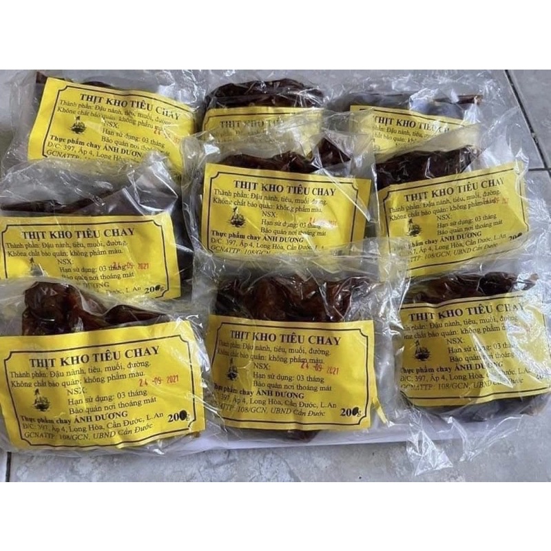 Thịt kho tiêu thuần chay