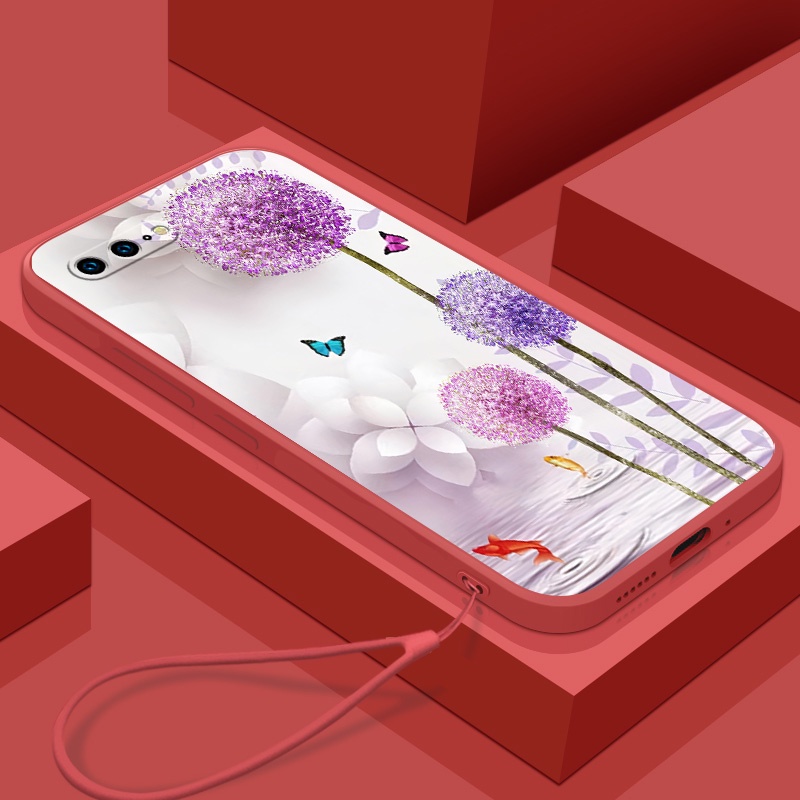 Ốp Điện Thoại silicone Mềm Có Dây Đeo Cho iphone 6 6s iphone 6 plus 6s plus iphone 7 plus iphone 7 iphone 8 plus 8 New 2023