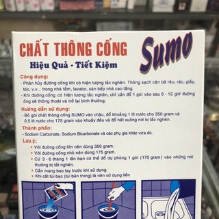 Chất thông cầu, thông cống Sumo 175g