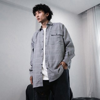 Áo Sơ Mi Flannel Three Hundred Màu Trắng