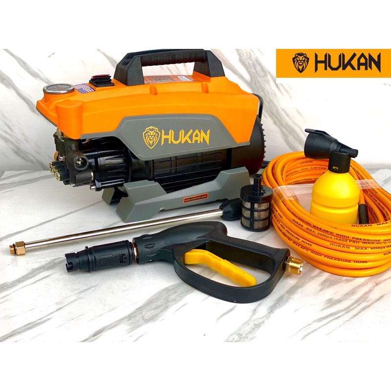Máy rửa xe áp lực cao Hukan HK-CWR 3000W Japan lõi đồng 100% 2023 Siêu mạnh Chỉnh áp new 100%