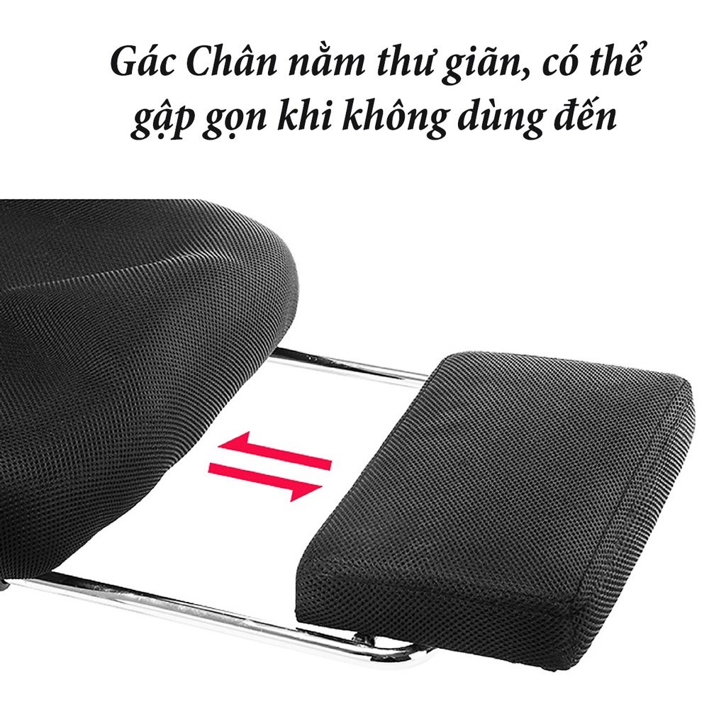 Ghế xoay Văn phòng Công Thái Học IGM150 có Ngả lưng Gác chân Thư giãn Thích hợp với Chơi Game và Văn phòng
