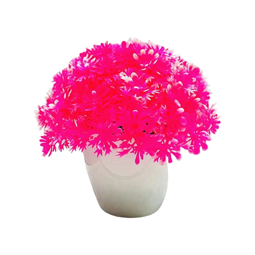 Chậu Hoa Cúc Giả Bằng Nhựa Nhiều Màu Có Thể Tái Sử Dụng Dùng Trang Trí Bàn Tiệc Cưới