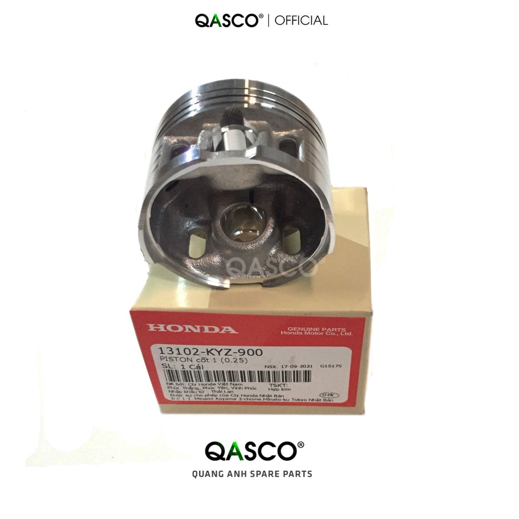(13102KYZ900)PISTON cốt 1 (0.25) FUTURE 125 2012-2015, MSX 125, SUPER CUP 125, MONKEY 125 (7C 1A)