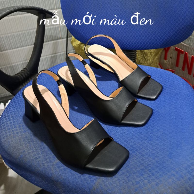 giày cao gót bigsize 40 41 42 43 đế vuông 5 cm,giày cao gót size lớn,ngoại cỡ,size to