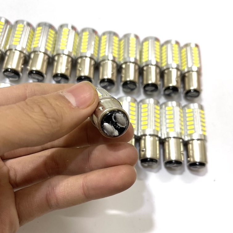 Đèn hậu chớp nháy 33 Tim Led chân M5 2 chế độ - Đèn Led Hậu Nháy Ô Tô Xe Máy Cực Đẹp