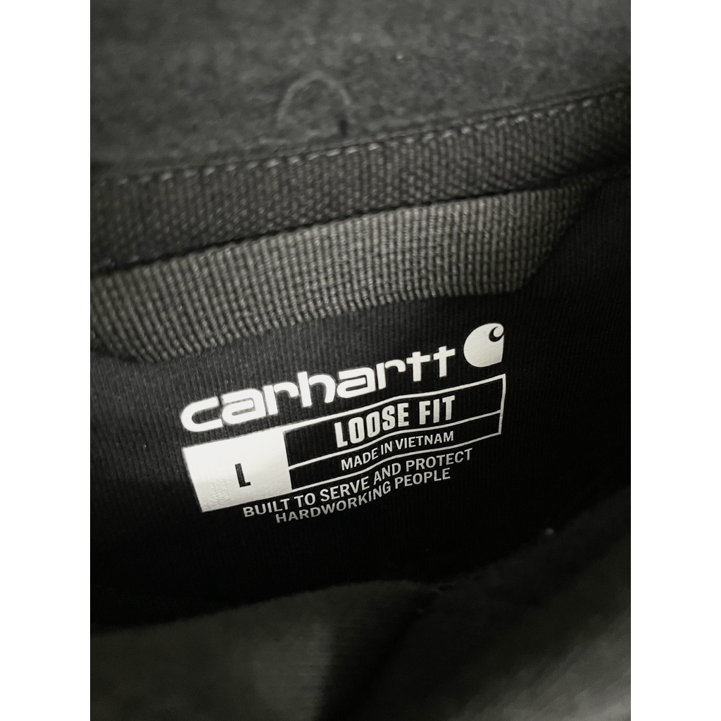 Áo nỉ hoodie Carhartt Hand Logo_Navy