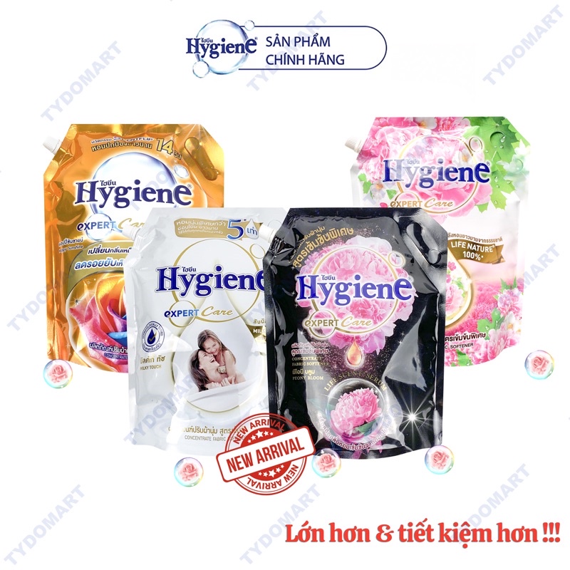 Nước xả vải Hygiene Thái Lan đậm đặc lưu hương lâu hơn túi 2000ml - 2200ml