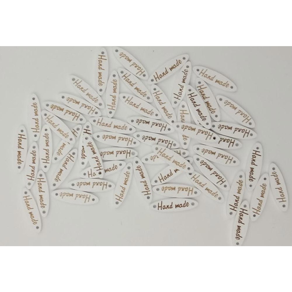 Nút tag gỗ Handmade - Túi 10 cái