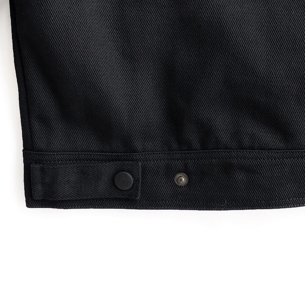 Áo khoác jeans đen form dáng cropped 99PROJECT