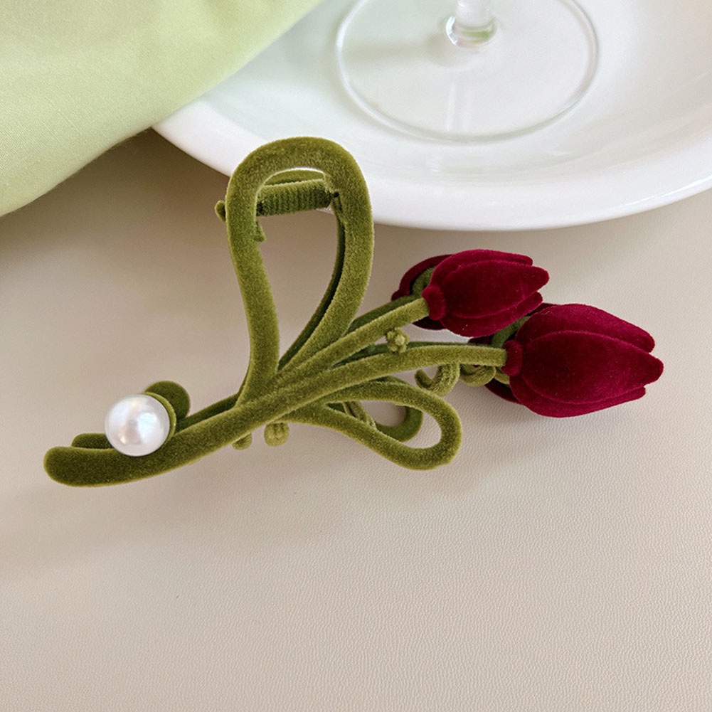 Kẹp Tóc Hoa Tulip Thanh Lịch Cho Nữ