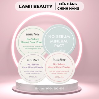 Phấn Phủ Bột Innisfree No Sebum mineral color powder bản mới - LAMII BEAUTY
