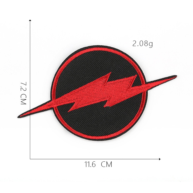 Sticker Ủi Thêu Hình Bóng Đèn Hoạt Hình Dễ Thương