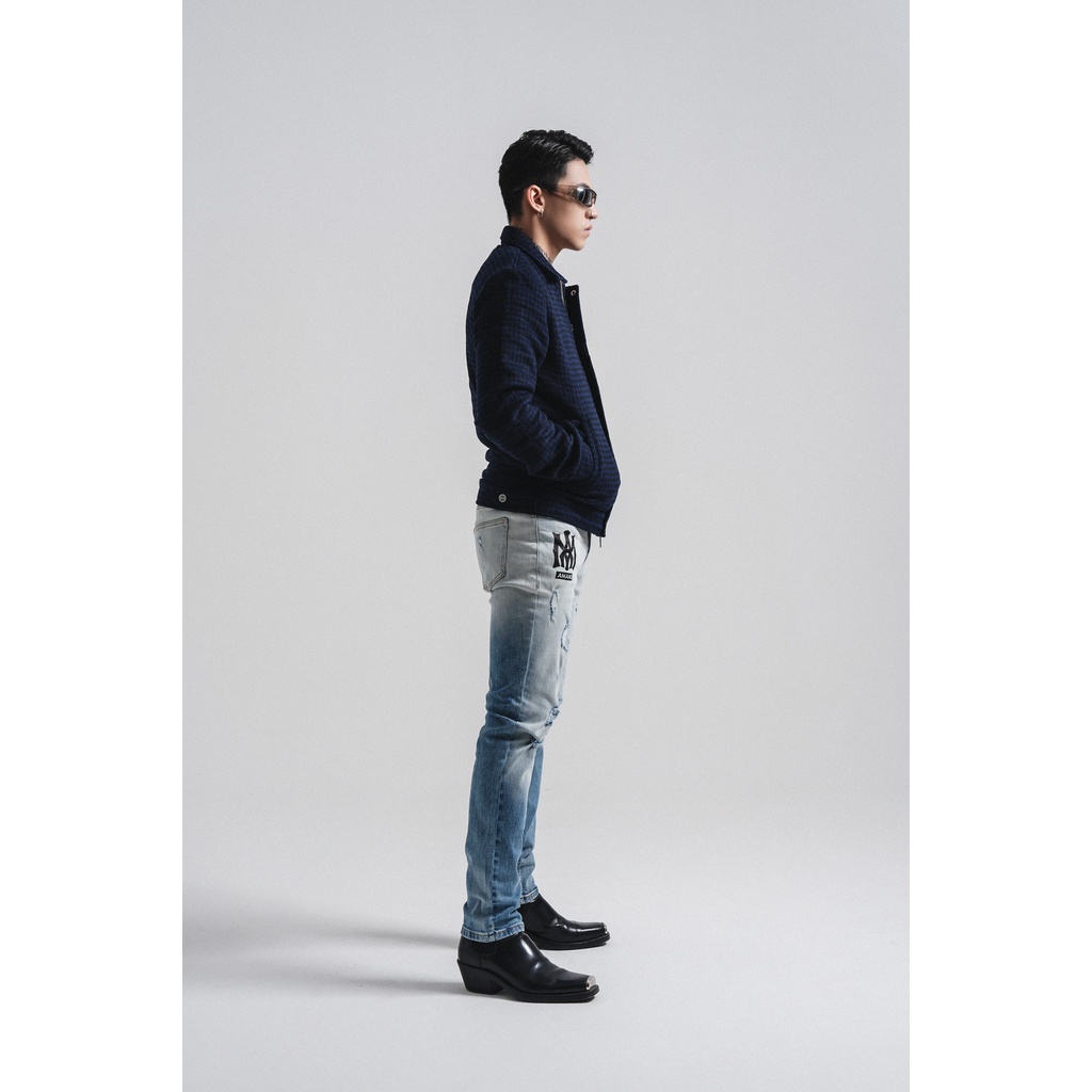 Áo khoác Amand Pattern Jacket -Navy Black