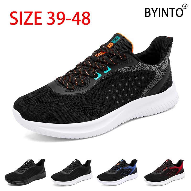 Giày Thể Thao Thoáng Khí Siêu Nhẹ Size Lớn 39-48 Thời Trang Cho Nam