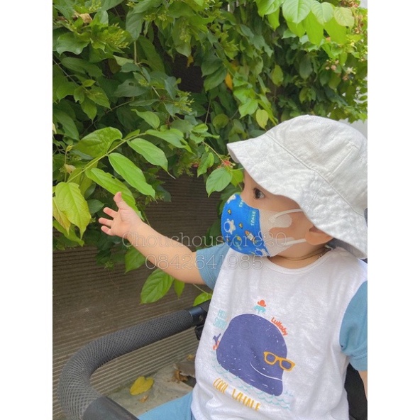 Combo 10- 50 Chiếc Khẩu Trang Y Tế Trẻ Em 5D Taki In Hình Hoạ Tiết Cho Bé Từ 1 Đến 2 Tuổi