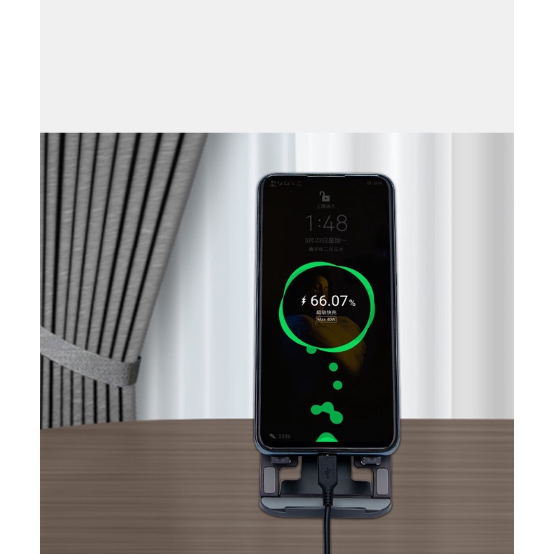 Giá đỡ điện thoại máy tính bảng gấp gọn FMOUSE ST10, livestream, học online, để bàn quay phim ghi hình đa năng