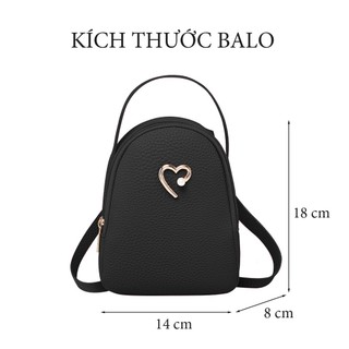 Balo Mini Tim Cỡ Nhỏ BL37