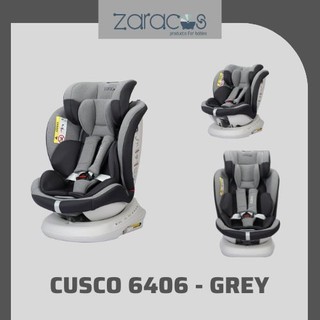 Ghế ngồi ô tô xoay 360 độ cho bé zaracos cusco 6406 isofix grey – zaracos việt nam