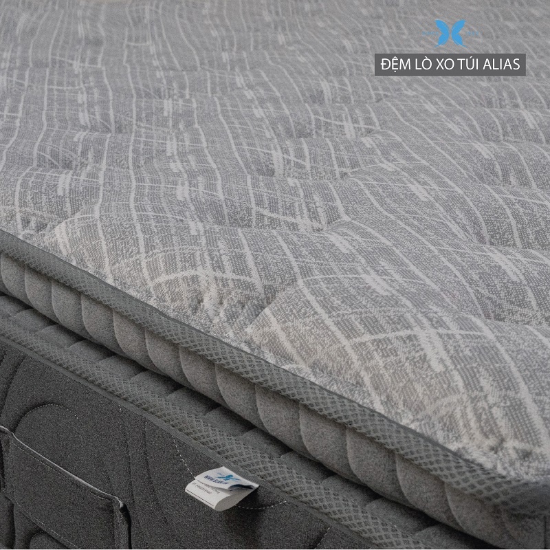 Đệm lò xo Elan Alias S2 dày 31cm có lớp tăng tiện nghi tiêu chuẩn khách sạn