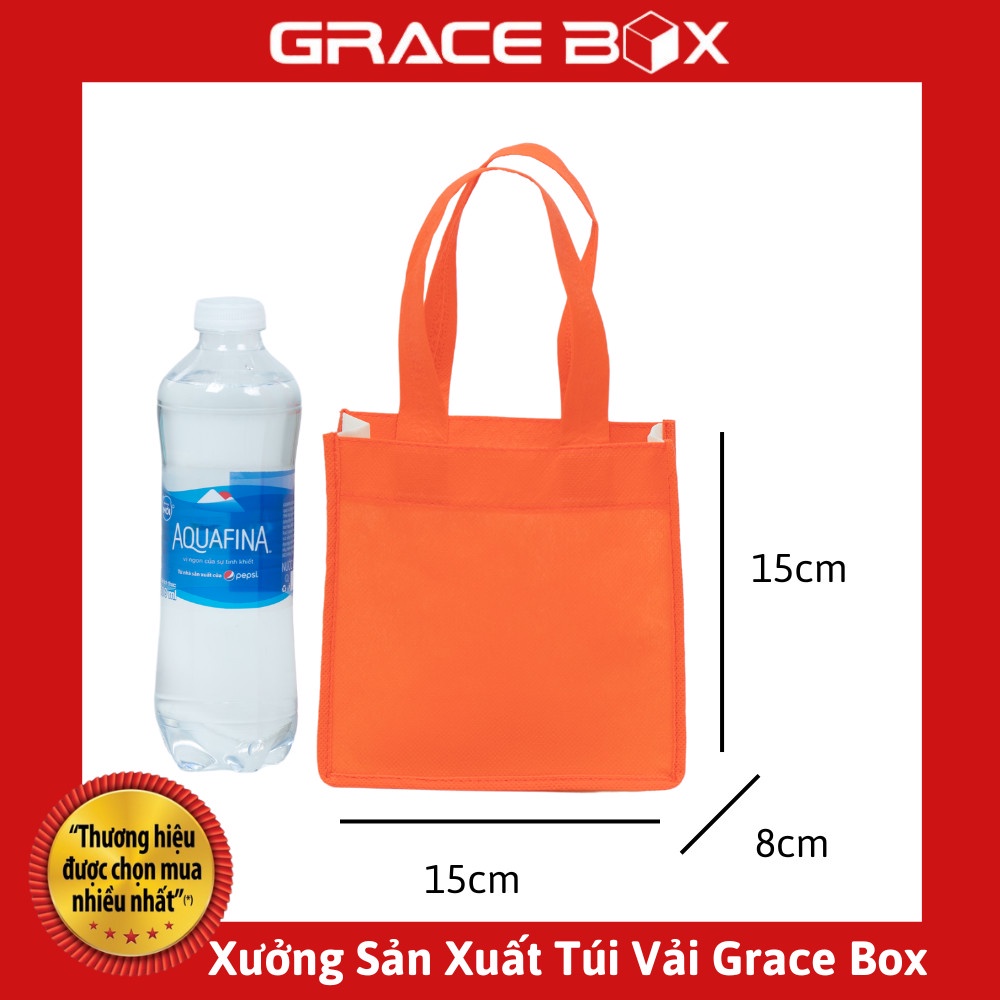 Túi Vải Không Dệt Form Vuông Xinh Xắn - Sản Phẩm Sản Xuất Trực Tiếp Tại Túi Vải Môi Trường Grace Box