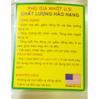 Chai phụ gia nhớt chai 65ml