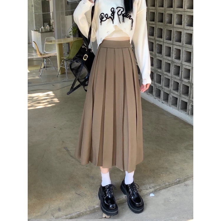 📸 CHÂN VÁY XẾP LY TO 📸 - Siêu phẩm chân váy dập ly thanh lịch siêu sang LOVISHOP