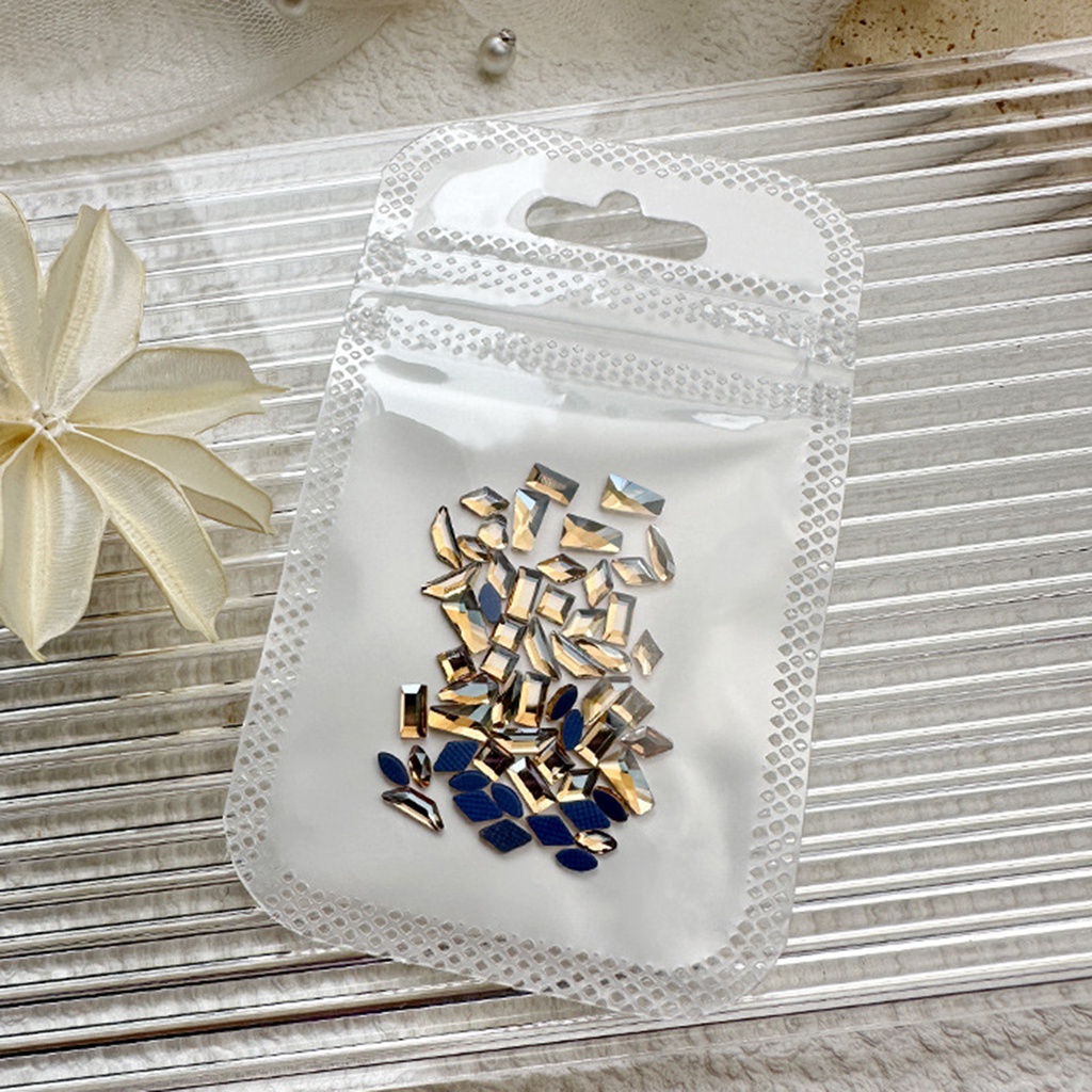 1 Gói Nhãn Dán Trang Trí Móng Tay Nghệ Thuật Pha Lê Nhân Tạo Ba Chiều CADI