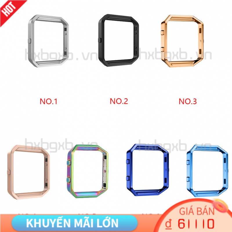 Khung Bảo Vệ Mặt Đồng Hồ Thông Minh Fitbit Blaze Bằng Thép Không Gỉ