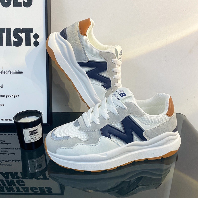 Giày thể thao nữ sneaker, giày đẹp NB kiểu Hàn Quốc của phụ nữ 2023 mùa thu đông mới siêu nhẹ thoáng khí