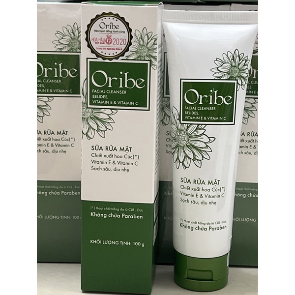 SỮA RỬA MẶT DỊU NHẸ CHO MỌI LOẠI DA ORIBE 100G, HÀNG CHÍNH HÃNG