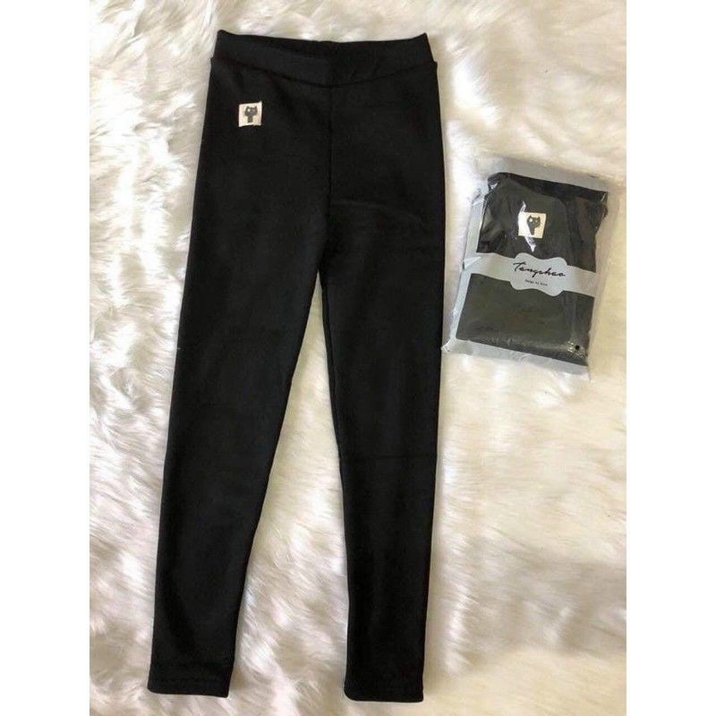 Quần nỉ lót lông_quần legging mùa đông siêu ấm lưng cạp cao giữ nhiệt leggin ôm bó vải dày dặn