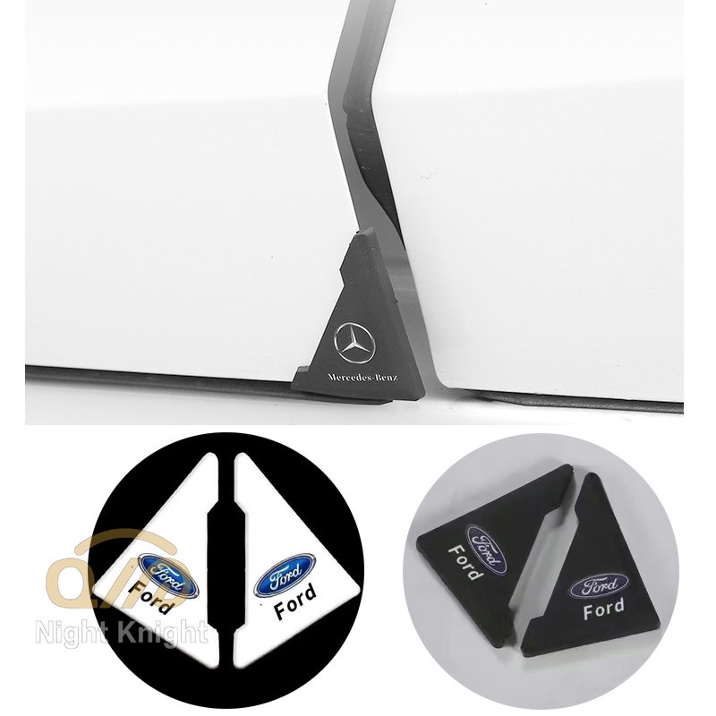 Bộ 2 Miếng Dán Góc Cửa Xe Hơi Chống Va Chạm Chống Trầy Xước Fiesta Tiện Dụng Cho Ford