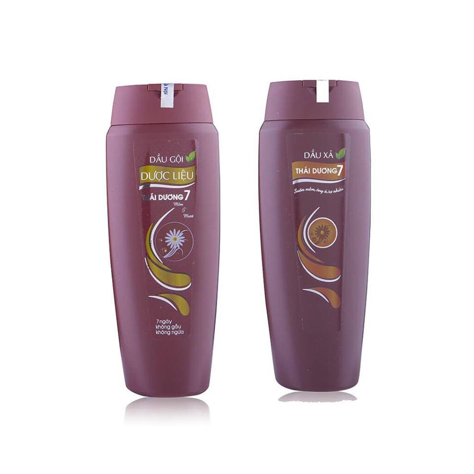 Dầu xả dược liệu Thái Dương 7 Suôn Mượt Tự Nhiên 200ml