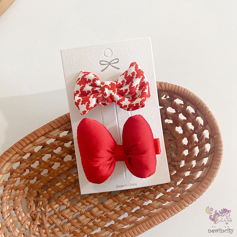 Set 2 Kẹp Tóc Phong Cách Trung Hoa Mừng Năm Mới Cho Bé Gái