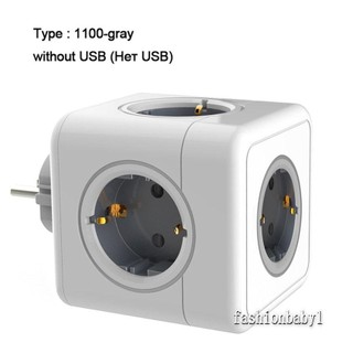 Powercube Creative Cube Socket Power Strip Socket EU Plug Power Strip USB Multi Smart Plug Conversion Socket