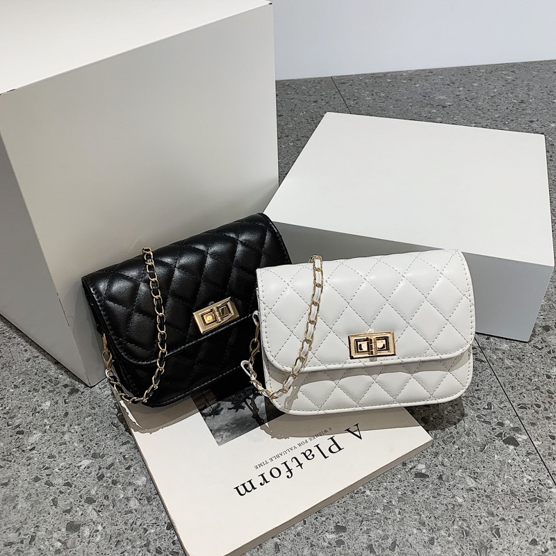 Túi Đeo Chéo Dáng Vuông Nhỏ Phong Cách Hàn Quốc Cổ Điển Thời Trang 2022 Cho Nữ